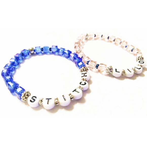 Disney Lilo & Stitch inspired Beaded Bracelet Set - Picture 5 of 6